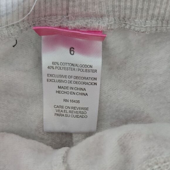 Disney Pink and White Sweatpants with Elastic Cuffs - Picture 3 of 5